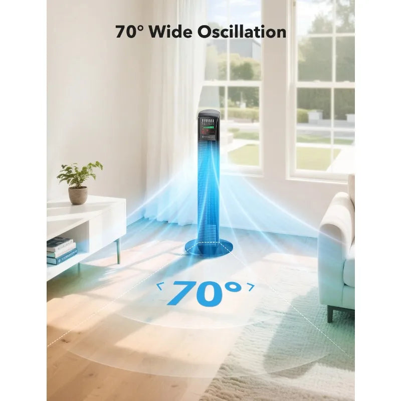 TaoTronics Tower Fan Quiet Oscillating With Remote Control