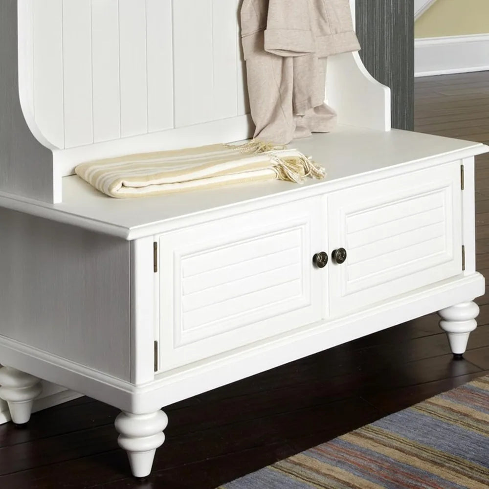 Home Styles Bermuda Hall Tree Entryway Organizer With Hooks