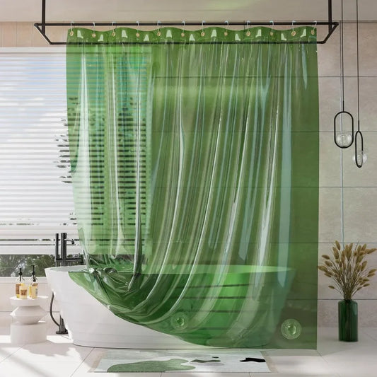 Craft of Weaving Shower Curtain and Liner 2 in 1 Grommets