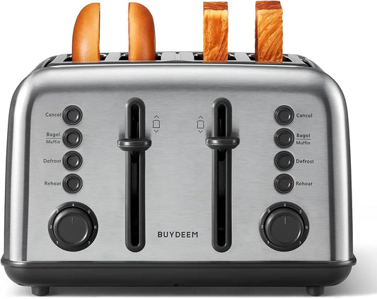 XGJY T640 Toaster With Extra Wide Slots Bagel Muffin