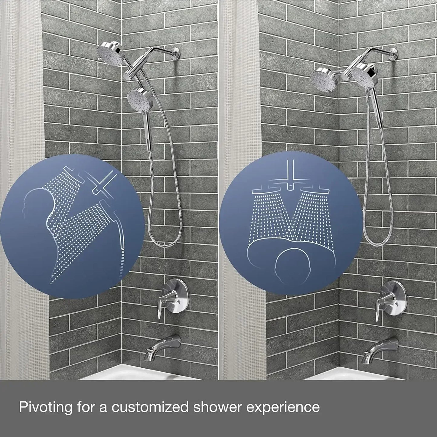 KOHLER Awaken 2 In 1 Shower Kit HandheldShower 2.5 GPM