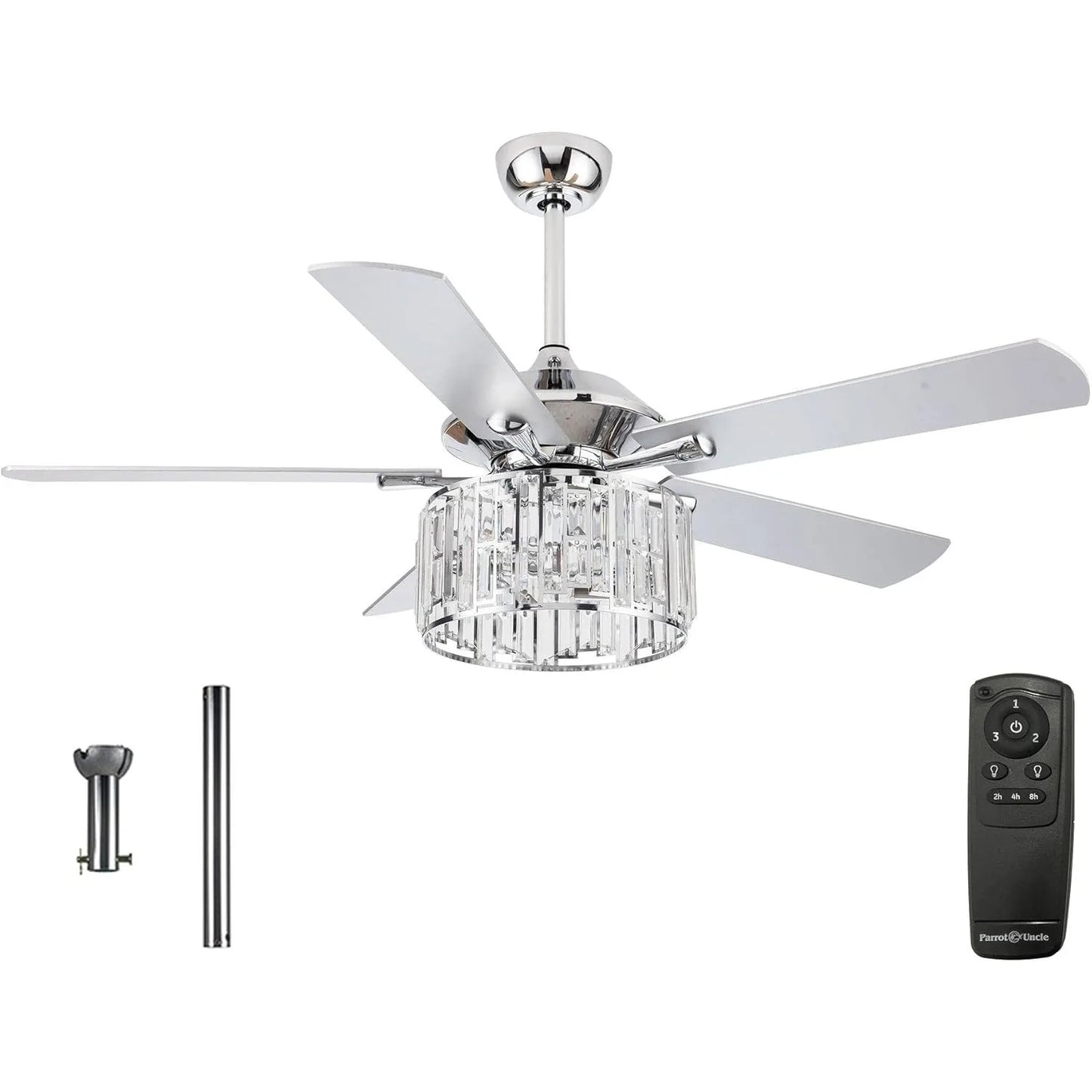 Hign-concerned Ceiling Fan With Lights And Remote Whisper