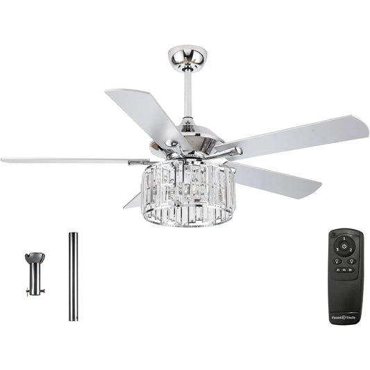 Hign-concerned Ceiling Fan With Lights And Remote Whisper