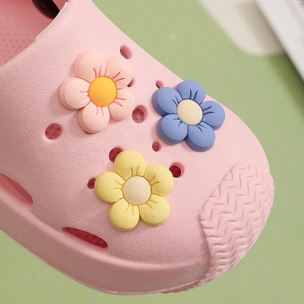 Complete Home Apparel Girls Flower Slippers Fashion Sandals