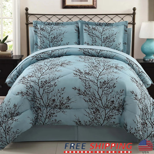 Dutrieux Reversible Comforter Bedding Set With Sheets Shams