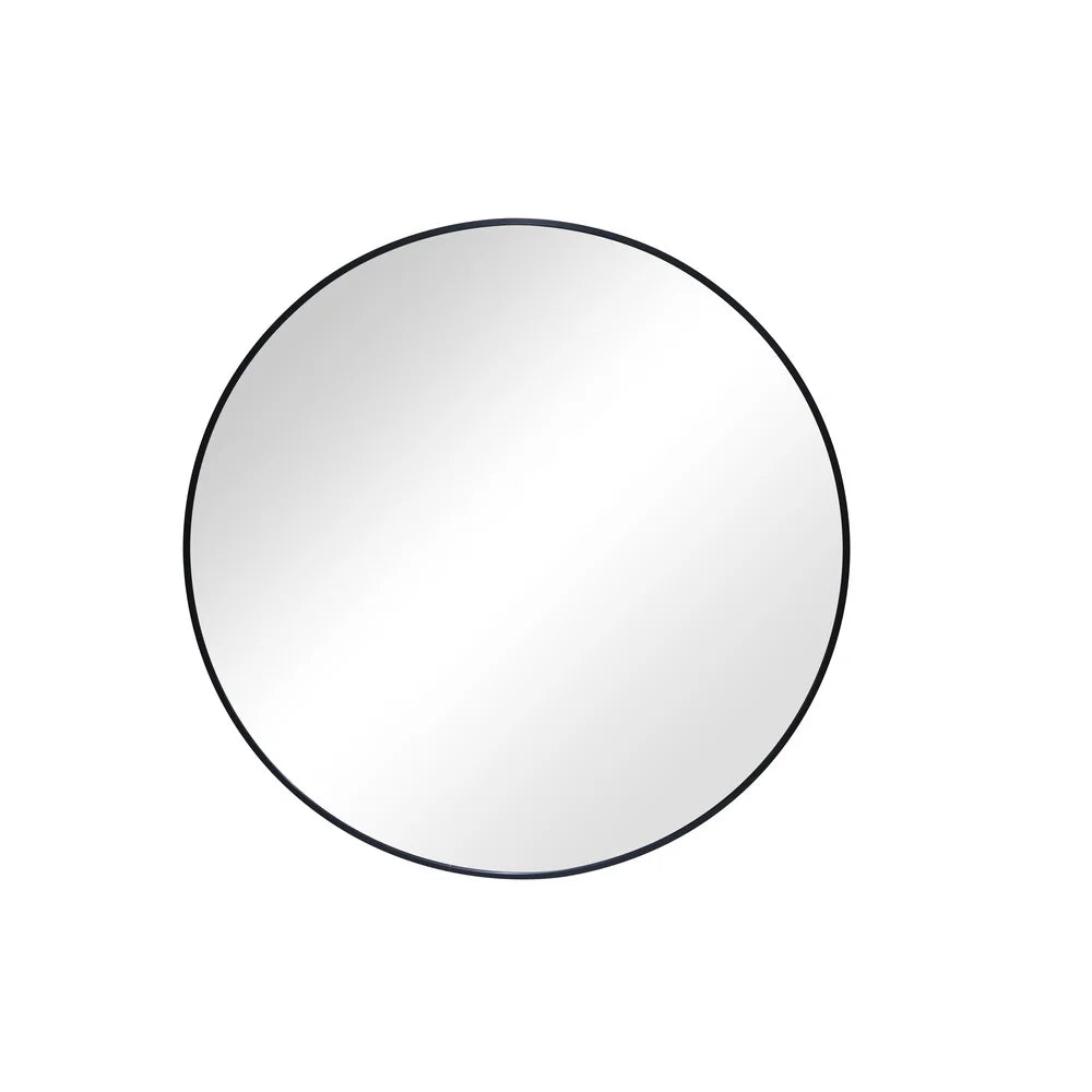 XMSJ Round Wall Mirror Modern Foyer Bathroom Decor Accent