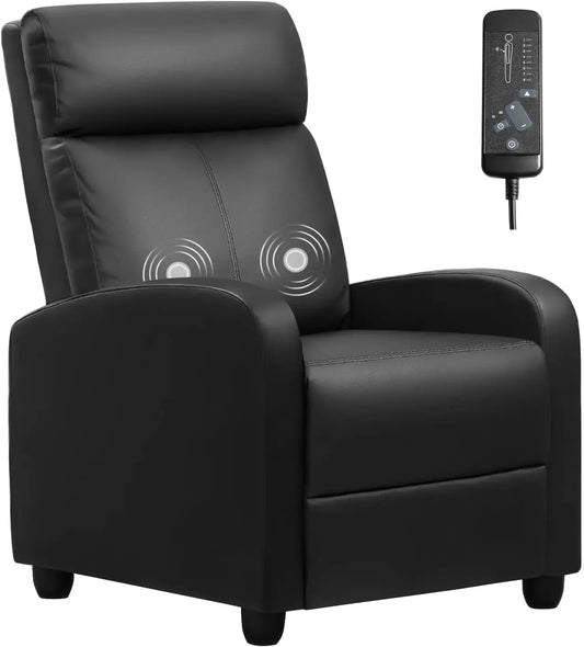 XMSJ Massage Recliner Chair PU Leather Home Theater Seating