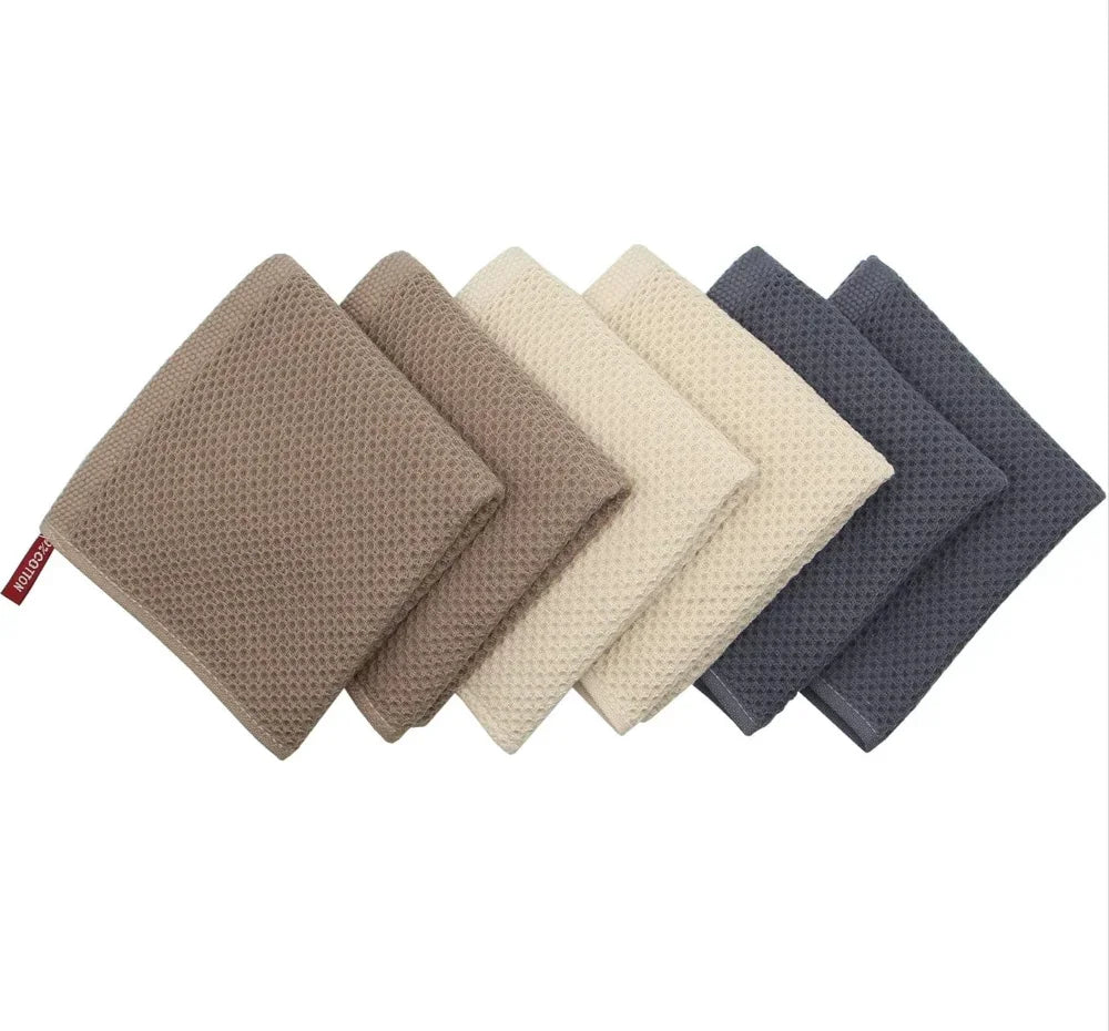Guizhou Jiangsu Cotton Waffle Dishcloths Absorbent
