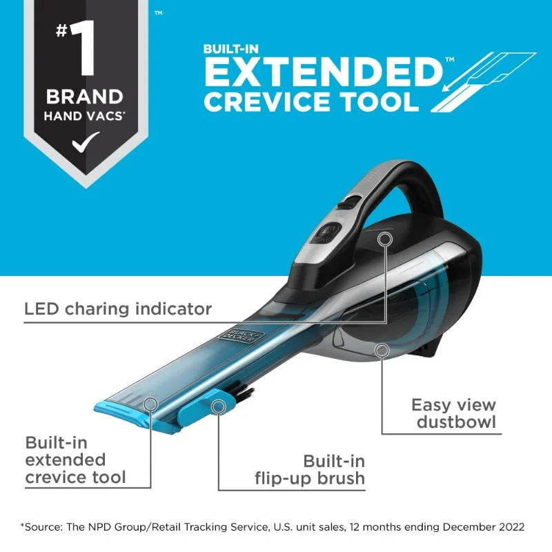 Black Decker Detailer Dustbuster Cordless Hand Vacuum