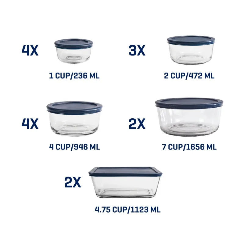 Guangdong Hignconcerned Glass Food Storage Containers Set