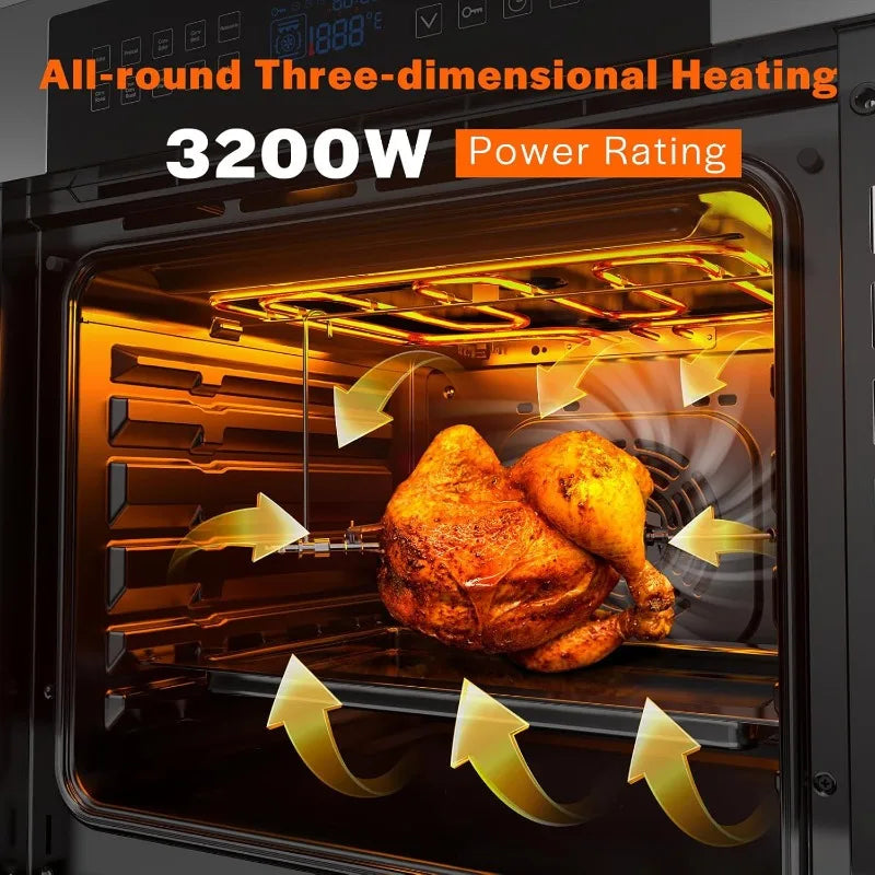 Empava Oven Rotisserie 10 Functions With Digital Display