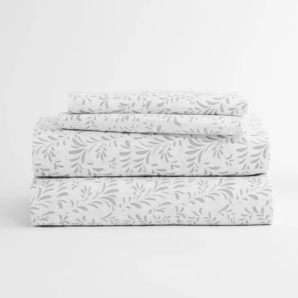 DUTRIEUX Microfiber Sheet Set Deep Pocket Wrinkle Resistant