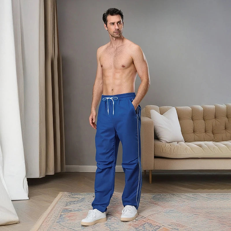 Hirigin Men Joggers With Adjustable Drawstring Waistband