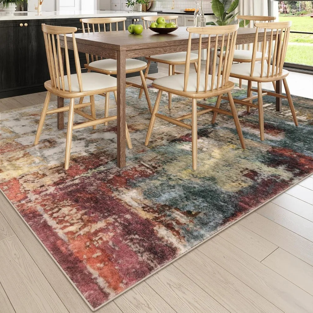 Stain Resistant Plush Nylon Rug For Modern Living Rooms
