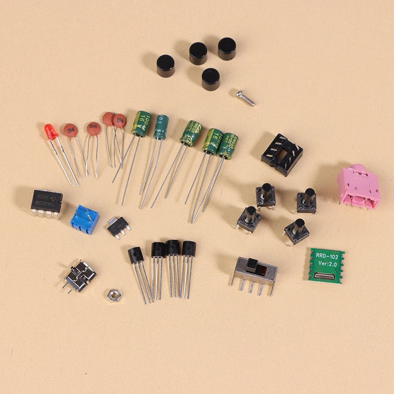 DIY FM Radio Kit RDA5807S Adjustable Frequency 87 108 MHz