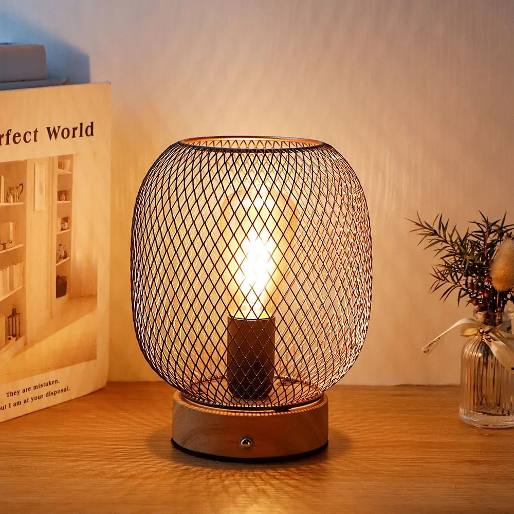 Newimage Dimmable Bedside Table Lamp Rechargeable Battery