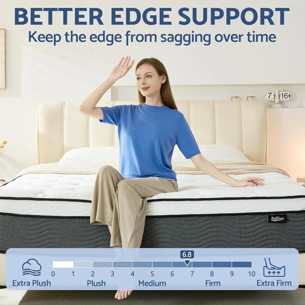 Angduo Hybrid Mattress With Pocket Springs For Support
