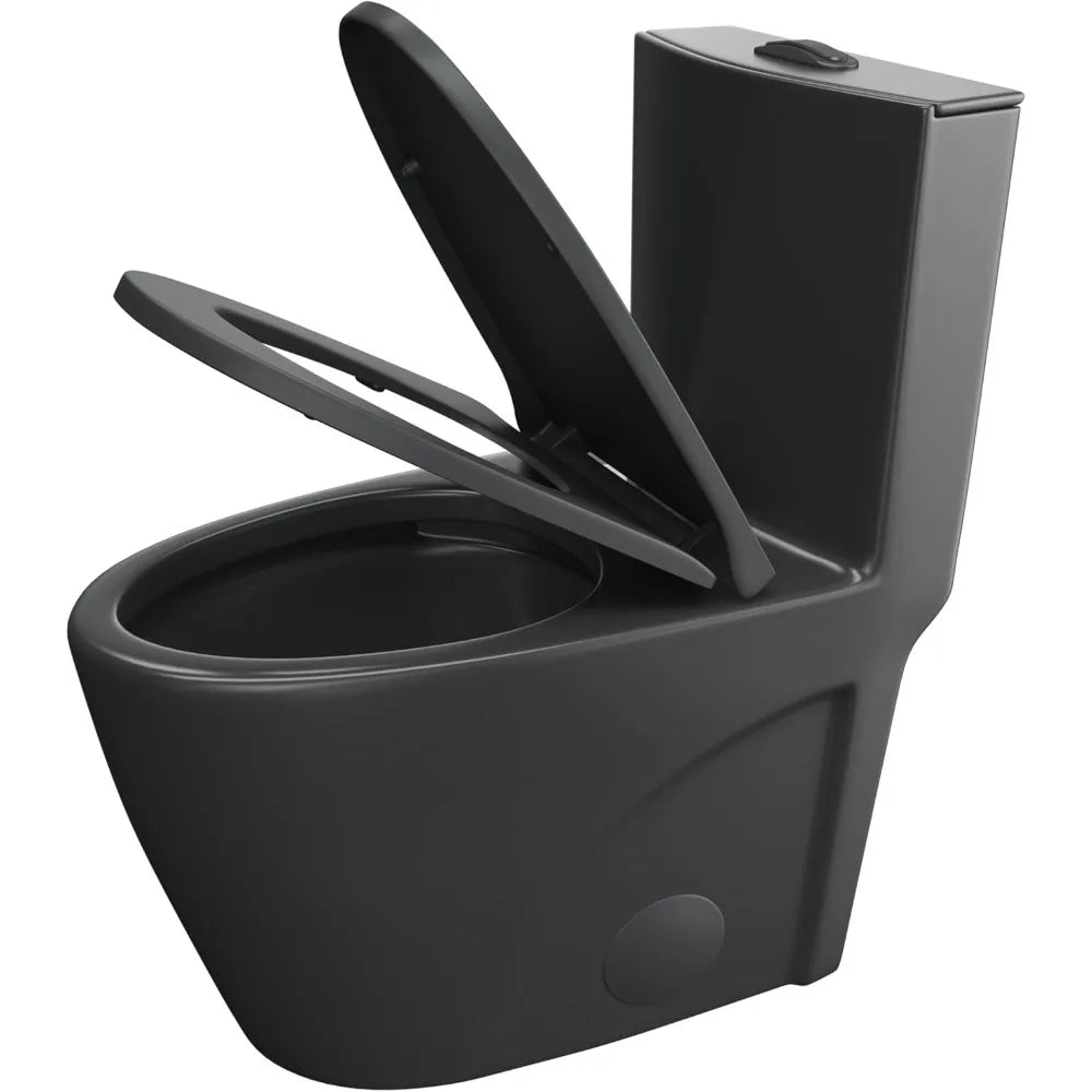 Elongated One Piece Toilet Dual Flush 1.1 To 1.6 GPF