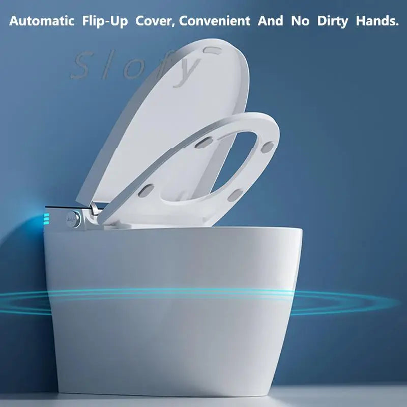 Slofy Smart Toilet Elongated Heated Seat Auto Dual Flush