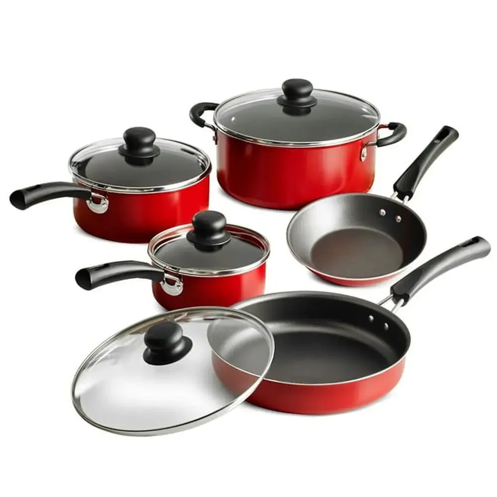 Dutrieux Nonstick Cookware Set With Lids And Pans Now