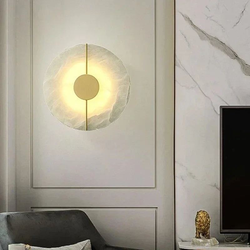Nordic Marble Wall Lamp LED Sconce For Living Room