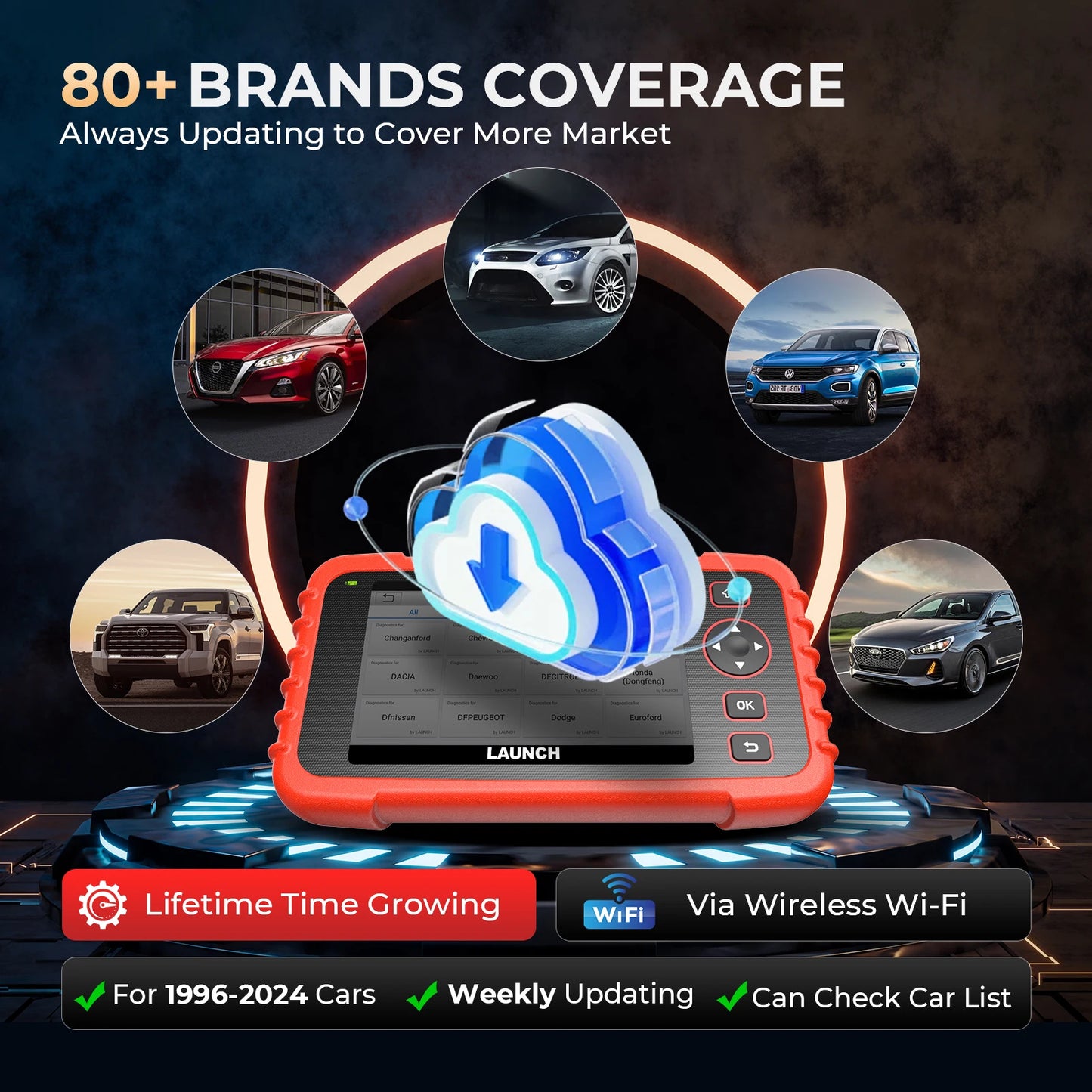 Launch X431 CRP129X V2.0 OBDII Diagnostic Scanner Pro