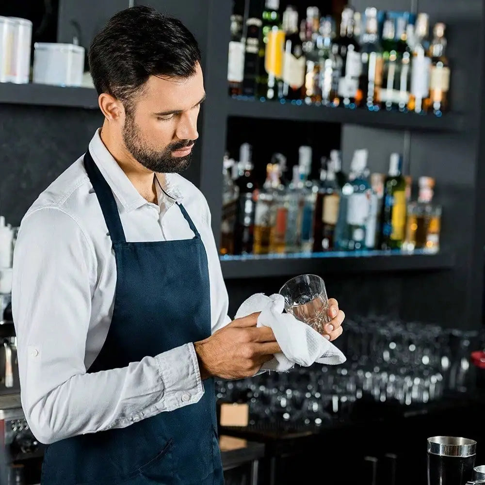 Bar Mop Towels Cotton For Restaurant Cleaning Pack Of 24