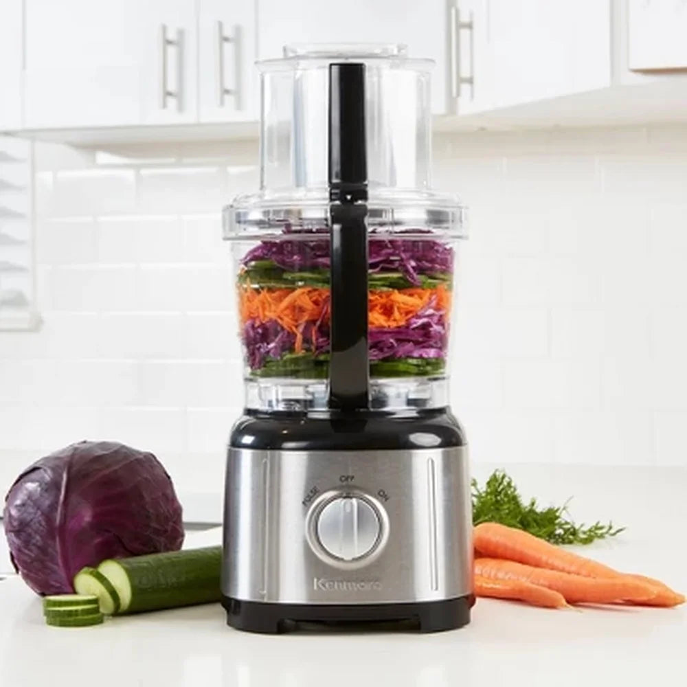 XMSJ Food Processor Chopper 500W Stainless Steel Blades