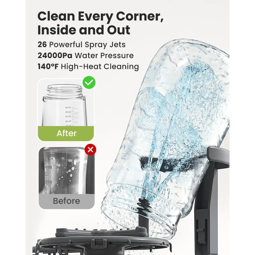 EaseClean Baby Bottle Washer Pro All In Sterilizer Dryer