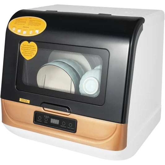 XMSJ Countertop Dishwasher 800W With 3 Programs Portable