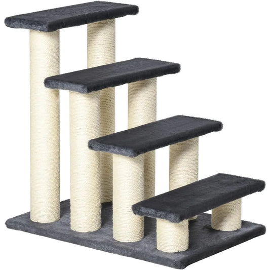 XUYUAN Cat Stair Tree With Sisal Scratching Post Climbing