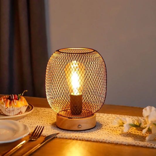 Newimage Dimmable Bedside Table Lamp Rechargeable Battery
