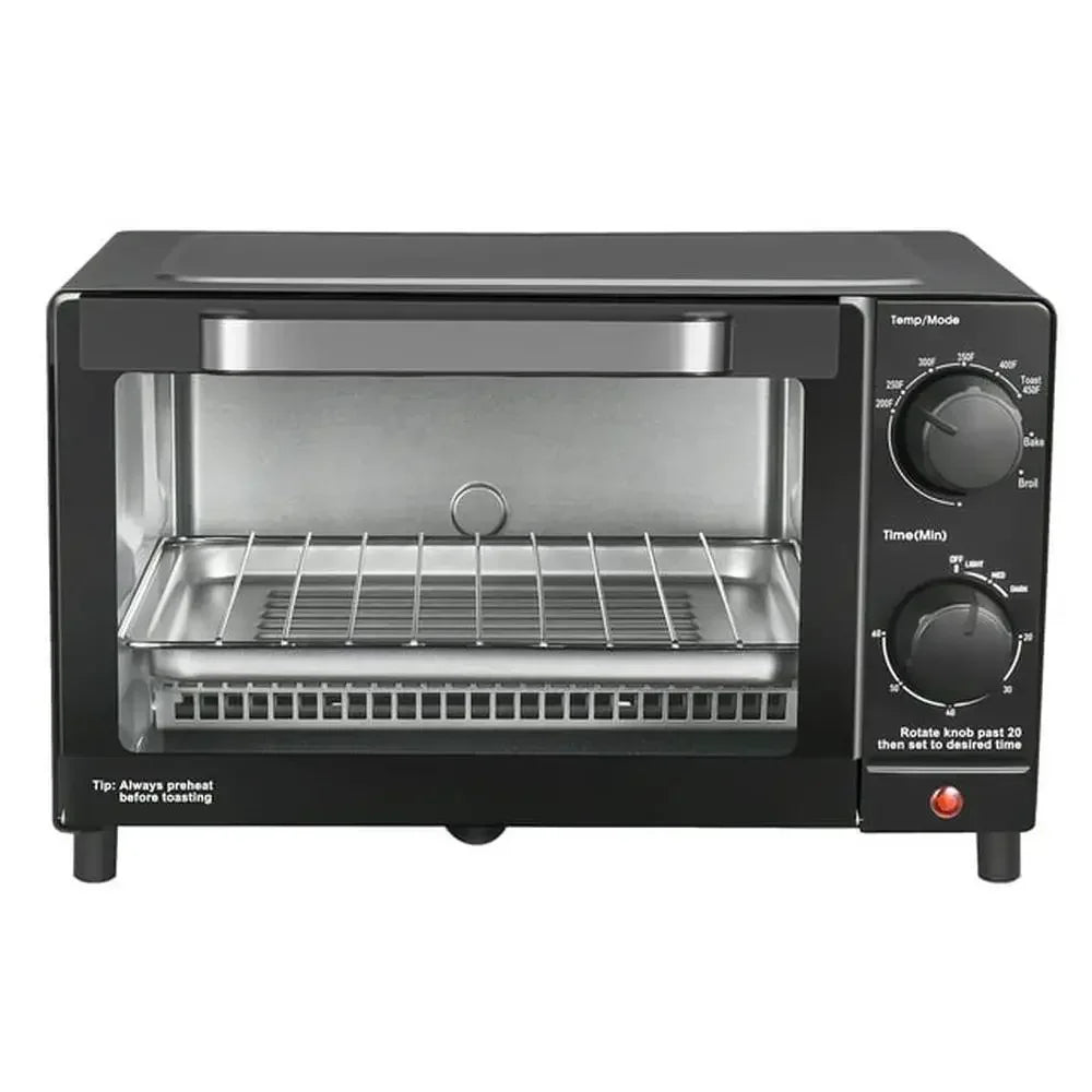 XMSJ 4 Slice Toaster Oven Convection 1050W Mechanical Timer