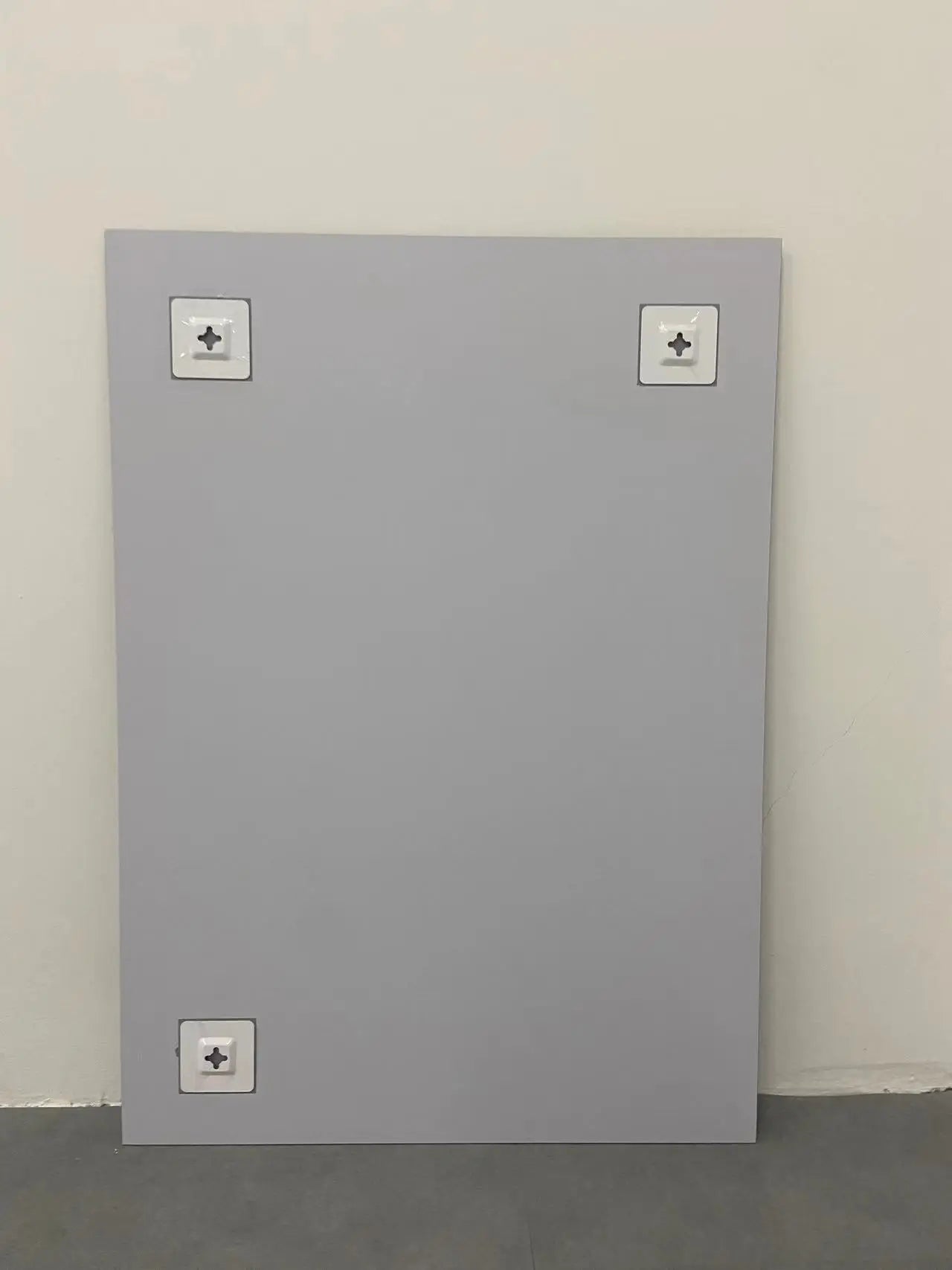 BORWARTE Rectangular Wall Mirror Beveled Silver Edge