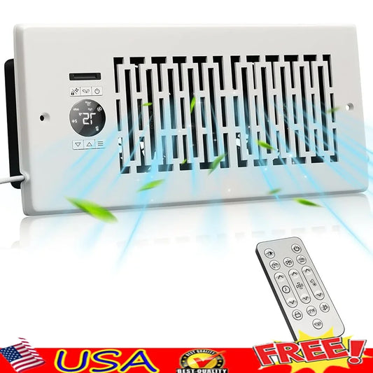 XMSJ 10 Speed Vent Booster Fan Smart Control Quiet Airflow
