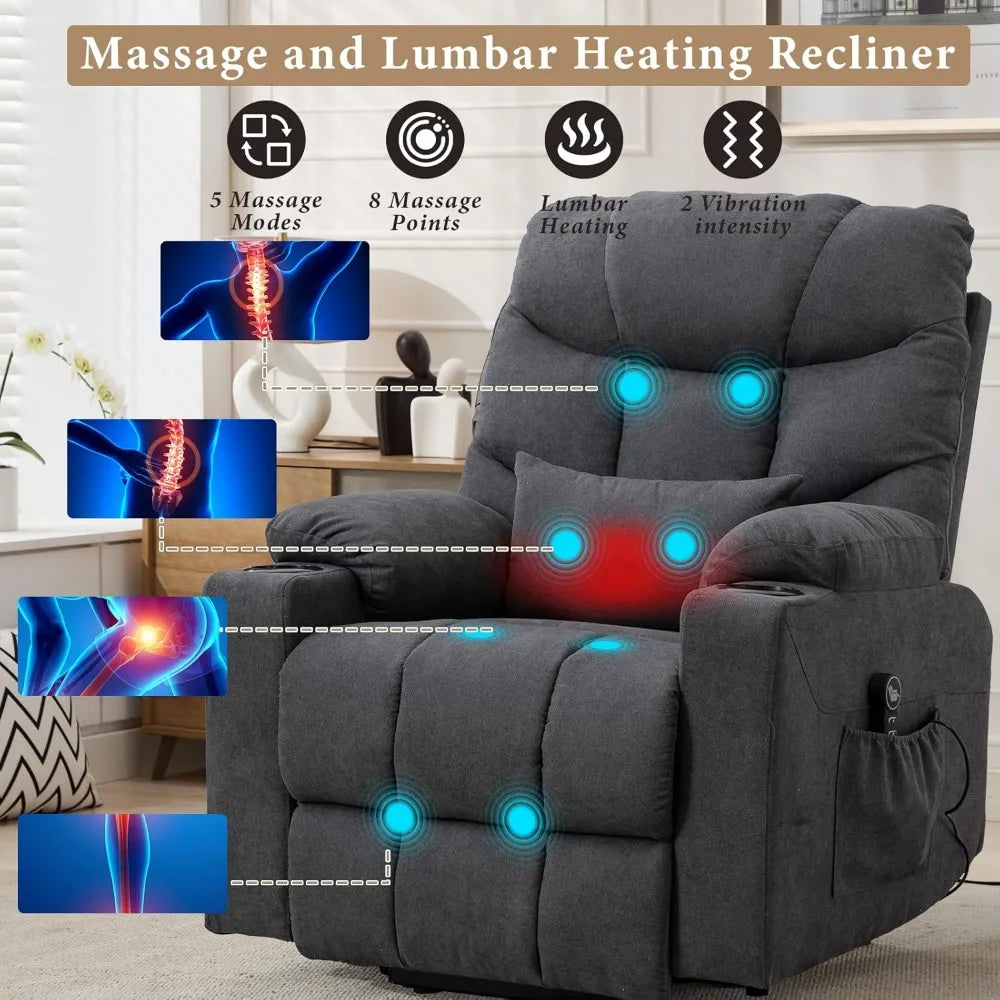 Complete Home And Apparel Power Lift Recliner Chair
