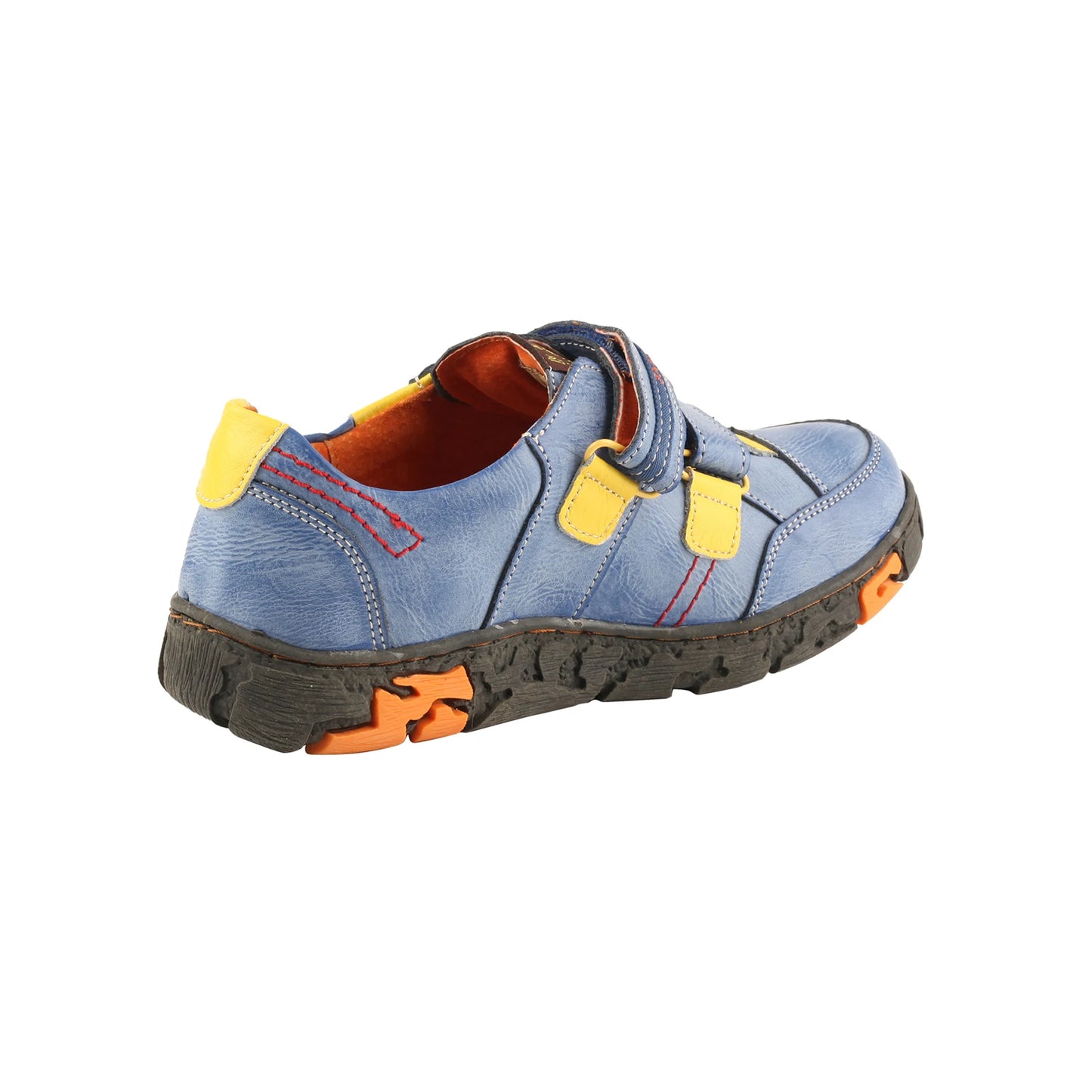 TMA Eyes Lace Free Leather Casual Flats For Women Outdoors