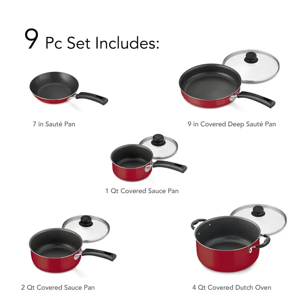 Dutrieux Nonstick Cookware Set With Lids And Pans Now