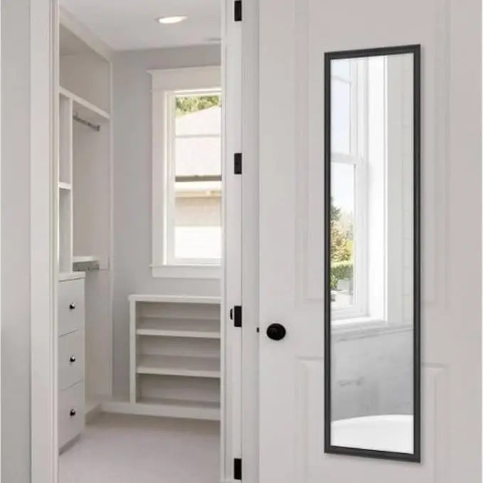 Feature Rectangular LED Floor Wall Mounted Mirror Vanity