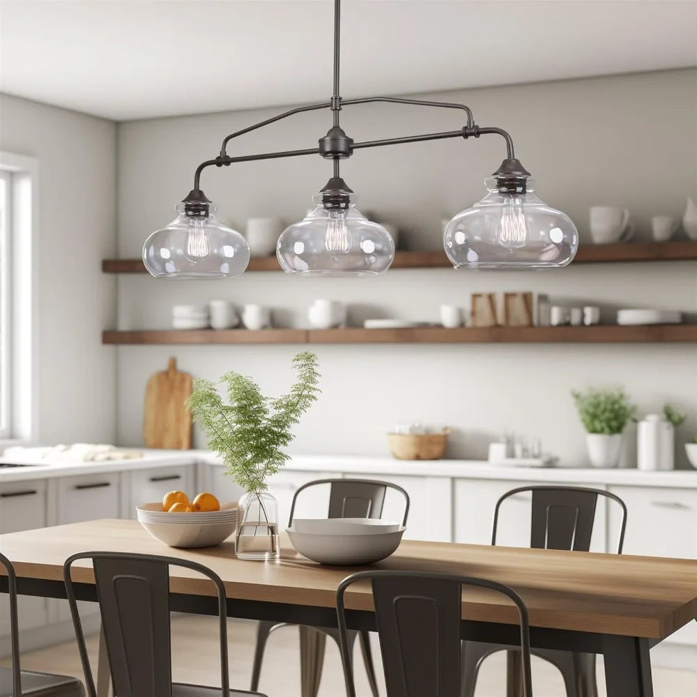 Hign-concerned Harlow Modern Farmhouse Kitchen Island Light