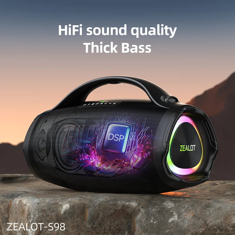 Zealot S98 Portable Bluetooth Speaker 160W Waterproof TWS