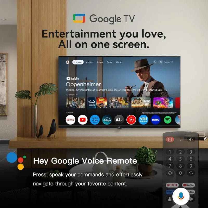 Hign-Concerned Smart TV Google TV 1080p Full HD Chromecast