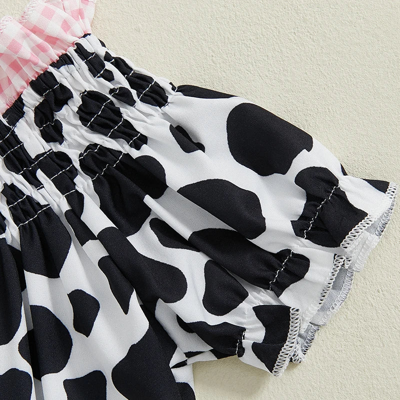 Guangdong Girls Leopard Sleeveless Top Distressed Shorts Set