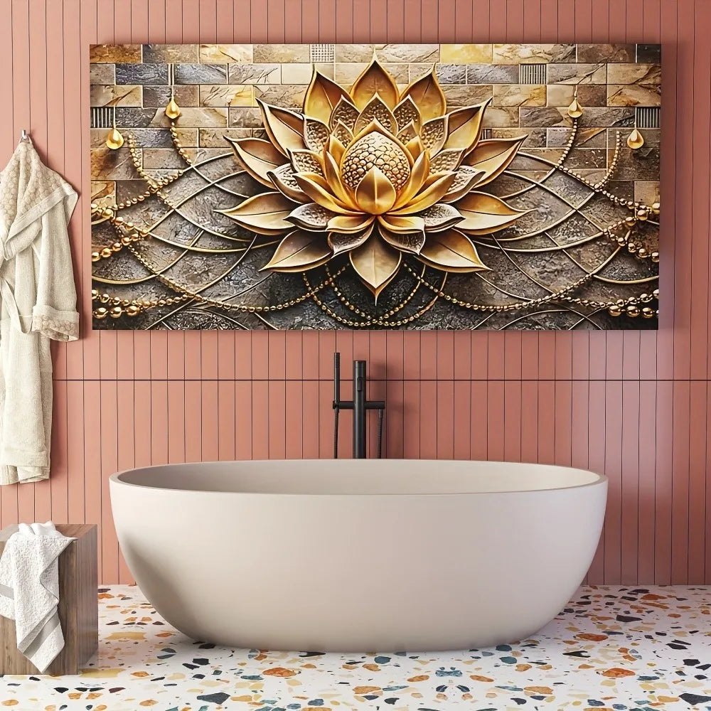 Elegant Abstract Floral Canvas Art For Interior Decor