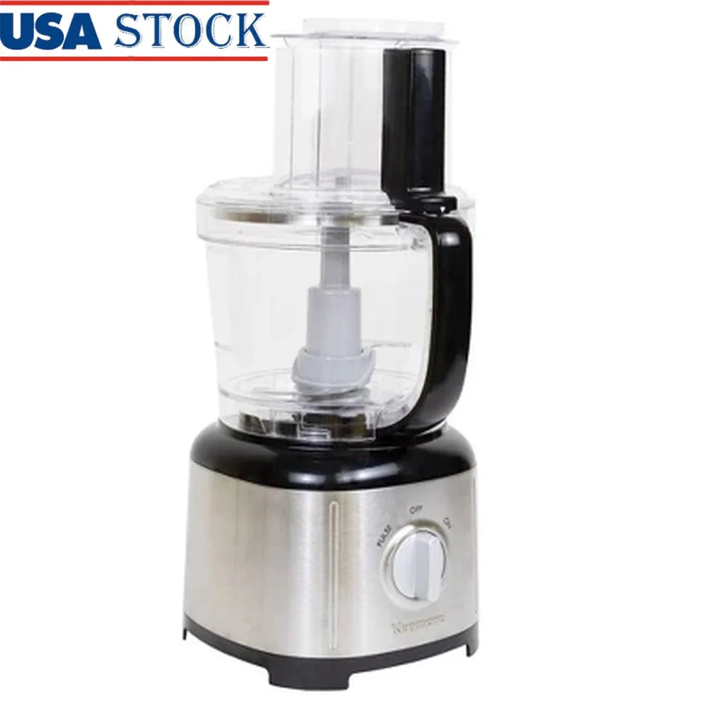 XMSJ Food Processor Chopper 500W Stainless Steel Blades