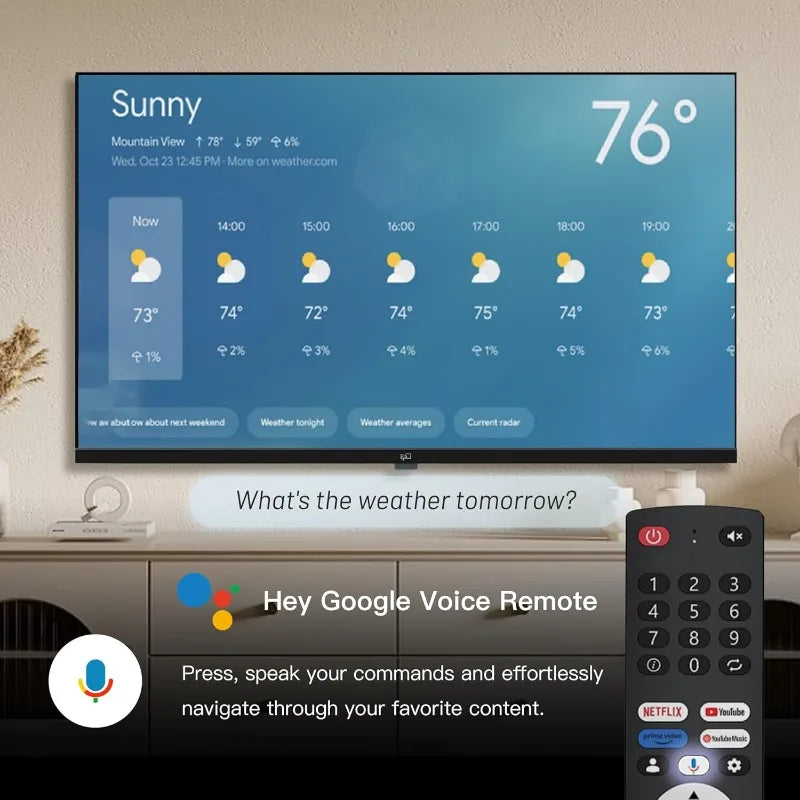 Hign-Concerned Smart TV Google TV 1080p Full HD Chromecast
