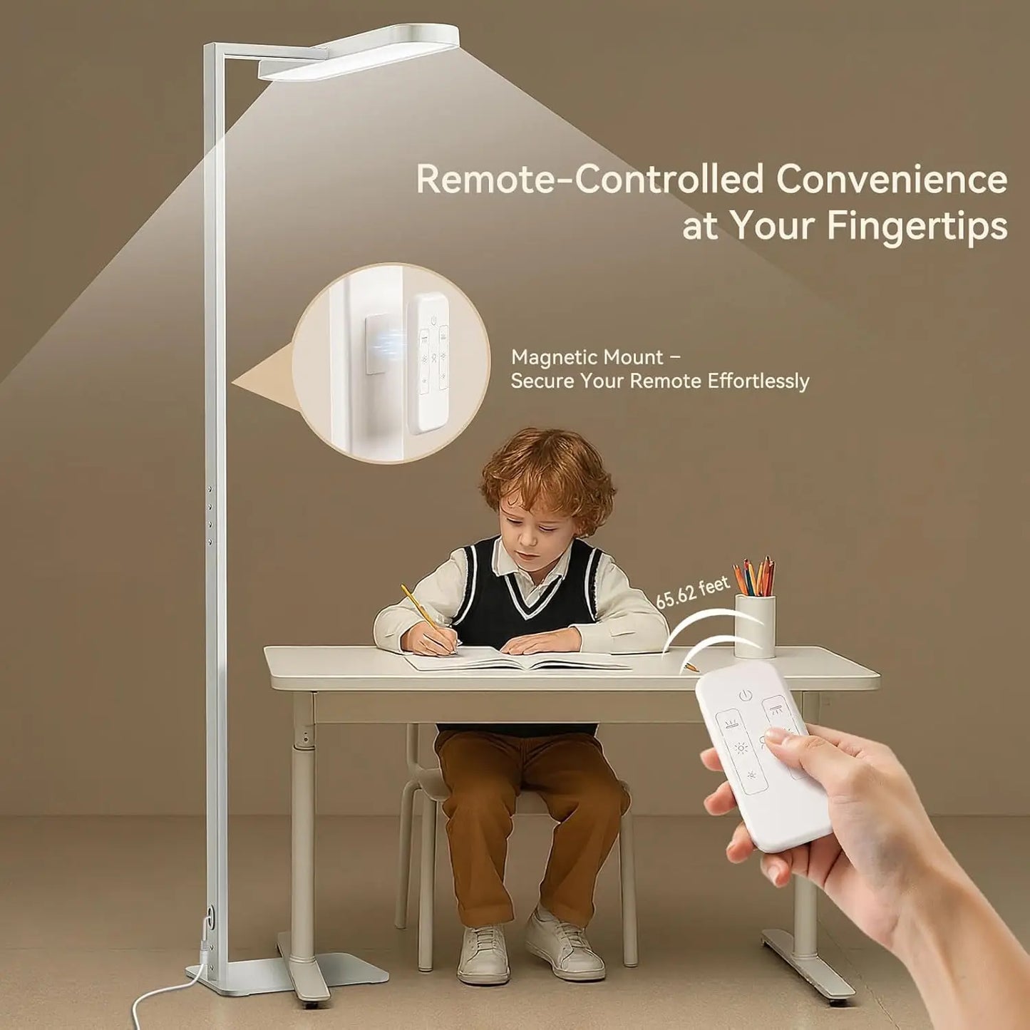 Hign-concerned Dual Lighting Floor Lamp 9000LM 4000K